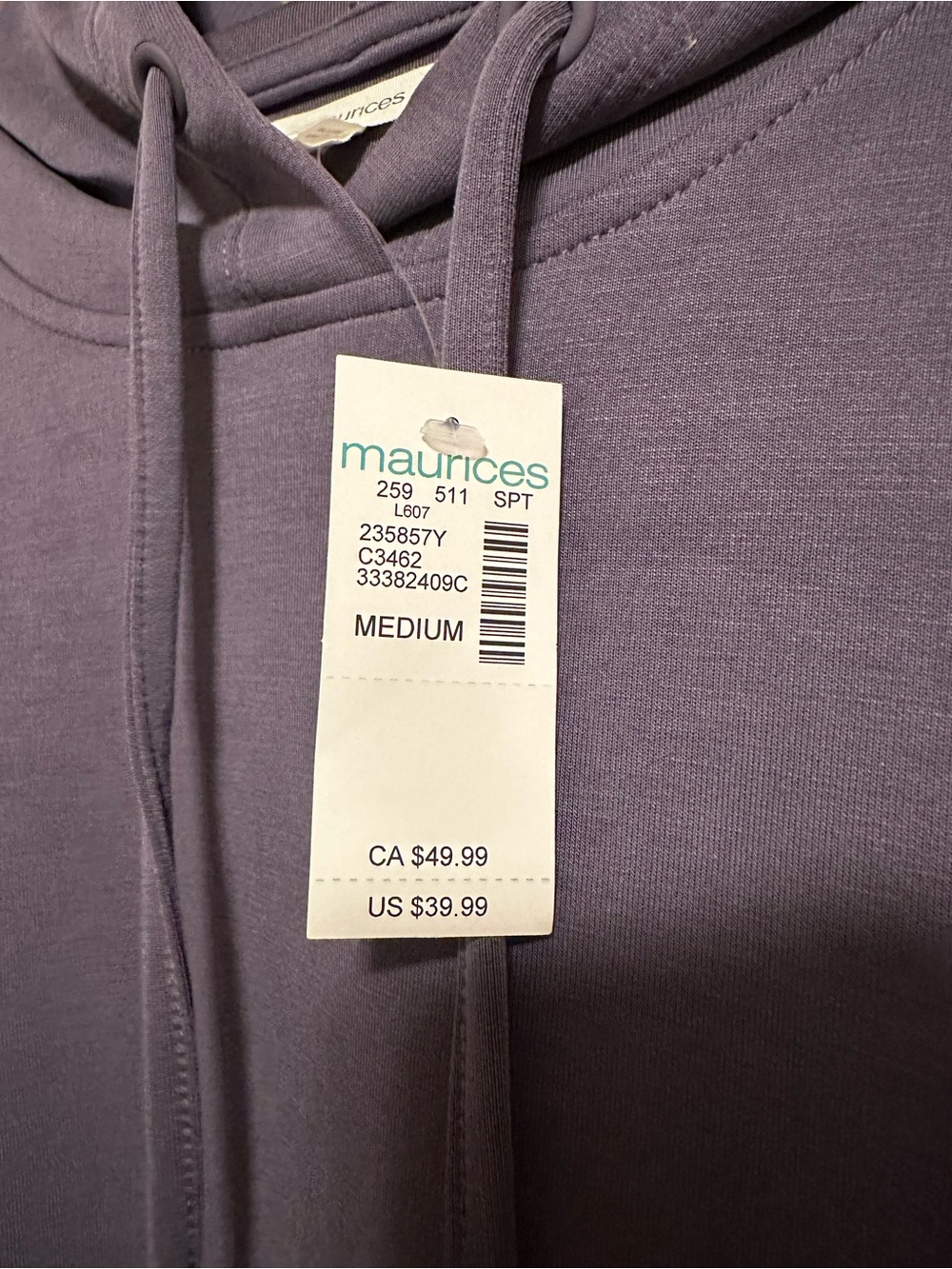 Maurice’s Cloud Scuba Knit Hoodie - Picture 4 of 6